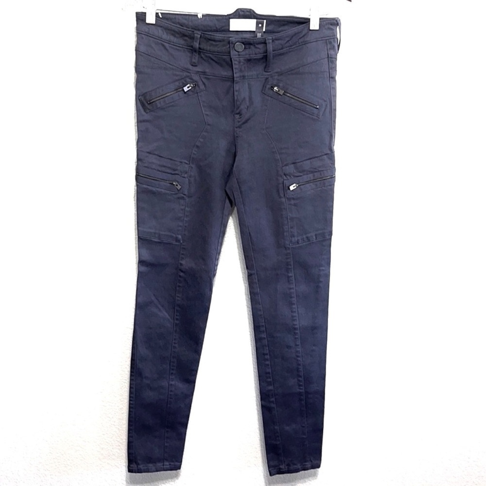 TROA NWOT Woman Navy Blue Crosby Mid Rise Amethyst Jeans Size 28